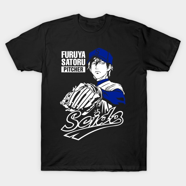 Furuya Satoru - Diamond No Ace T-Shirt by hnmarart